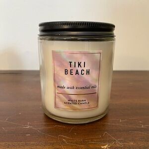 NWT White Barn Tiki Beach single wick candle